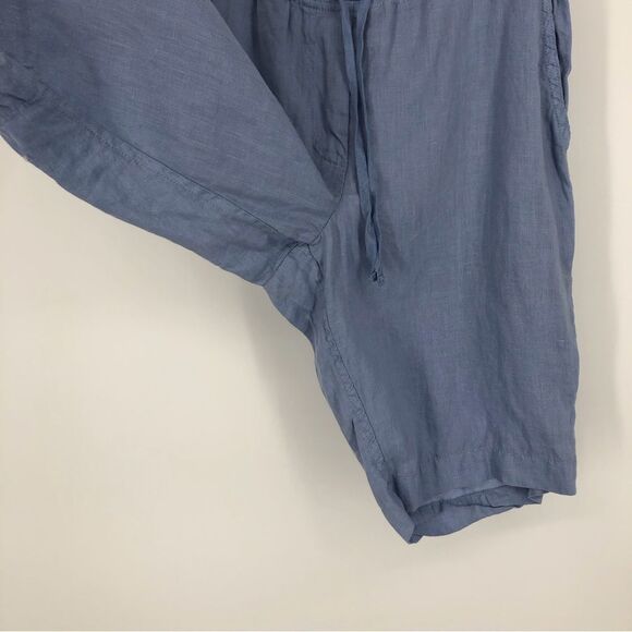 CP Shades Shorts Womens XS 100% Linen Light Blue The Hampton‎ Bermuda Pockets - Picture 6 of 12